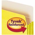 Smead Straight Tab Cut Letter Recycled File Pocket, Yellow, 8 1/2" Width x 11" Length, SMD73233