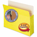 Smead Straight Tab Cut Letter Recycled File Pocket, Yellow, 8 1/2" Width x 11" Length, SMD73233