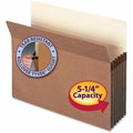 Smead Straight Tab Cut Letter Recycled File Pocket, Redrope, 8 1/2" Width x 11" Length, 10 / Box, SMD73234