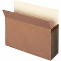 Smead Straight Tab Cut Letter Recycled File Pocket, Redrope, 8 1/2" Width x 11" Length, 10 / Box, SMD73234