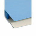 Smead Straight Tab Cut Letter Recycled File Pocket, Blue, 8 1/2" Width x 11" Length, SMD73235
