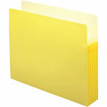Smead Straight Tab Cut Letter Recycled File Pocket, Yellow, 8 1/2" Width x 11" Length, SMD73243