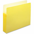 Smead Straight Tab Cut Letter Recycled File Pocket, Yellow, 8 1/2" Width x 11" Length, SMD73243
