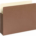 Smead Straight Tab Cut Letter Recycled File Pocket, Redrope, 8 1/2" Width x 11" Length, 10 / Box, SMD73264