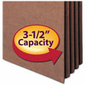 Smead TUFF Straight Tab Cut Letter Recycled File Pocket, Redrope, 8 1/2" Width x 11" Length, 10 / Box, SMD73380