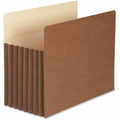 Smead TUFF Straight Tab Cut Letter Recycled File Pocket, Redrope, 8 1/2" Width x 11" Length, 5 / Box, SMD73395