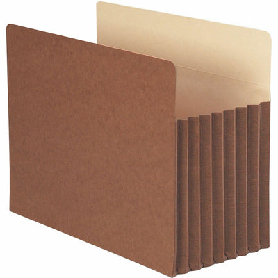 Smead TUFF Straight Tab Cut Letter Recycled File Pocket, Redrope, 8 1/2" Width x 11" Length, 5 / Box, SMD73395