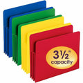 Smead Straight Tab Cut Letter File Pocket, Yellow, 8 1/2" Width x 11" Length, 4 / Pack, SMD73500