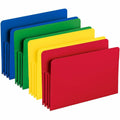 Smead Straight Tab Cut Legal File Pocket, Yellow, 8 1/2" Width x 14" Length, 1 Pack, SMD73550