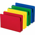 Smead Straight Tab Cut Legal File Pocket, Yellow, 8 1/2" Width x 14" Length, 1 Pack, SMD73550