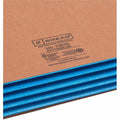 Smead Straight Tab Cut Letter Recycled File Pocket, Blue, 8 1/2" Width x 11" Length, 10 / Box, SMD73679