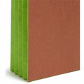 Smead TUFF Pocket Straight Tab Cut Letter Recycled File Pocket, Green, 8 1/2" Width x 11" Length, 10 / Box, SMD73680