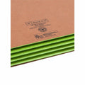 Smead TUFF Pocket Straight Tab Cut Letter Recycled File Pocket, Green, 8 1/2" Width x 11" Length, 10 / Box, SMD73680