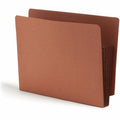 Smead Straight Tab Cut Letter Recycled File Pocket, Dark Brown, 8 1/2" Width x 11" Length, 10 / Box, SMD73681