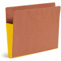 Smead Straight Tab Cut Letter Recycled File Pocket, Yellow, 8 1/2" Width x 11" Length, 10 / Box, SMD73688