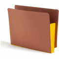 Smead Straight Tab Cut Letter Recycled File Pocket, Yellow, 8 1/2" Width x 11" Length, 10 / Box, SMD73688