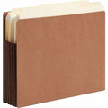 Smead Straight Tab Cut Letter Recycled File Pocket, Dark Brown, 8 1/2" Width x 11" Length, 10 / Box, SMD73691