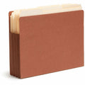 Smead TUFF Straight Tab Cut Letter Recycled File Pocket, Redrope, 8 1/2" Width x 11" Length, 10 / Box, SMD73780