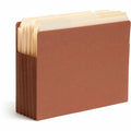 Smead TUFF Straight Tab Cut Letter Recycled File Pocket, Redrope, 8 1/2" Width x 11" Length, 10 / Box, SMD73790