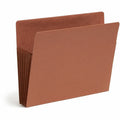 Smead TUFF Straight Tab Cut Letter Recycled File Pocket, Redrope, 8 1/2" Width x 11" Length, 10 / Box, SMD73790