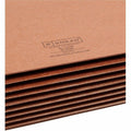Smead TUFF Straight Tab Cut Letter Recycled File Pocket, Redrope, 8 1/2" Width x 11" Length, 5 / Box, SMD73795