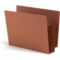 Smead TUFF Straight Tab Cut Letter Recycled File Pocket, Redrope, 8 1/2" Width x 11" Length, 5 / Box, SMD73795