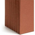 Smead TUFF Straight Tab Cut Letter Recycled File Pocket, Redrope, 8 1/2" Width x 11" Length, 5 / Box, SMD73795
