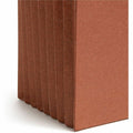 Smead TUFF Straight Tab Cut Letter Recycled File Pocket, Redrope, 8 1/2" Width x 11" Length, 5 / Box, SMD73795