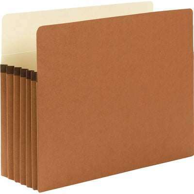 Smead Straight Tab Cut Letter Recycled File Pocket, Redrope, 8 1/2" Width x 11" Length, 50 / Box, SMD73810