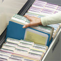 Smead Straight Tab Cut Letter Recycled File Pocket, Redrope, 8 1/2" Width x 11" Length, 25 / Box, SMD73890