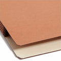 Smead 2/5 Tab Cut Legal Recycled File Pocket, Redrope, 8 1/2" Width x 14" Length, 25 / Box, SMD74088