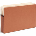 Smead 2/5 Tab Cut Legal Recycled File Pocket, Redrope, 8 1/2" Width x 14" Length, 25 / Box, SMD74088