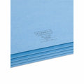 Smead Straight Tab Cut Legal Recycled File Pocket, Blue, 8 1/2" Width x 14" Length, SMD74225