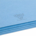 Smead Straight Tab Cut Legal Recycled File Pocket, Blue, 8 1/2" Width x 14" Length, SMD74225