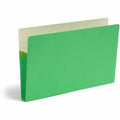 Smead TUFF Pocket Straight Tab Cut Legal Recycled File Pocket, Green, 8 1/2" Width x 14" Length, SMD74226