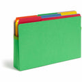 Smead TUFF Pocket Straight Tab Cut Legal Recycled File Pocket, Green, 8 1/2" Width x 14" Length, SMD74226