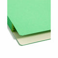 Smead TUFF Pocket Straight Tab Cut Legal Recycled File Pocket, Green, 8 1/2" Width x 14" Length, SMD74226