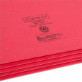 Smead Straight Tab Cut Legal Recycled File Pocket, Red, 8 1/2" Width x 14" Length, SMD74231