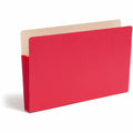 Smead Straight Tab Cut Legal Recycled File Pocket, Red, 8 1/2" Width x 14" Length, SMD74231