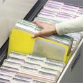 Smead Straight Tab Cut Legal Recycled File Pocket, Yellow, 8 1/2" Width x 14" Length, SMD74233