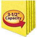 Smead Straight Tab Cut Legal Recycled File Pocket, Yellow, 8 1/2" Width x 14" Length, SMD74233