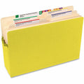Smead Straight Tab Cut Legal Recycled File Pocket, Yellow, 8 1/2" Width x 14" Length, SMD74233