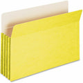 Smead Straight Tab Cut Legal Recycled File Pocket, Yellow, 8 1/2" Width x 14" Length, SMD74233
