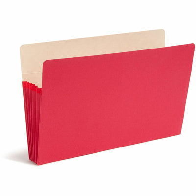 Smead Colored Straight Tab Cut Legal Recycled File Pocket, 8 1/2" Width x 14" Length, SMD74241