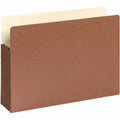 Smead Straight Tab Cut Legal Recycled File Pocket, Redrope, 8 1/2" Width x 14" Length, 10 / Box, SMD74264