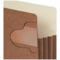 Smead TUFF Straight Tab Cut Legal Recycled File Pocket, Redrope, 8 1/2" Width x 14" Length, 10 / Box, SMD74390