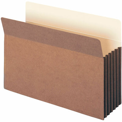 Smead TUFF Straight Tab Cut Legal Recycled File Pocket, Redrope, 8 1/2" Width x 14" Length, 10 / Box, SMD74390