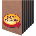 Smead TUFF Straight Tab Cut Legal Recycled File Pocket, Redrope, 8 1/2" Width x 14" Length, 10 / Box, SMD74390