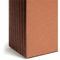 Smead TUFF Straight Tab Cut Legal Recycled File Pocket, Redrope, 8 1/2" Width x 14" Length, 5 / Box, SMD74395
