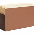 Smead TUFF Straight Tab Cut Legal Recycled File Pocket, Redrope, 8 1/2" Width x 14" Length, 5 / Box, SMD74395